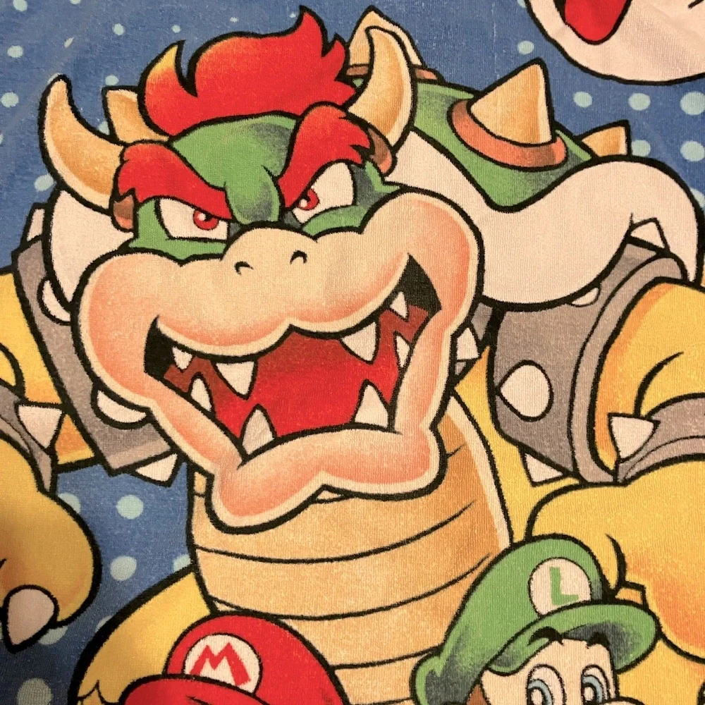 Super Mario Beach Towel 2012 Nintendo 52” x 28”